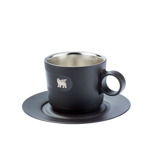 Starbucks Japan STANLEY Stainless Cup & Saucer Black 192ml