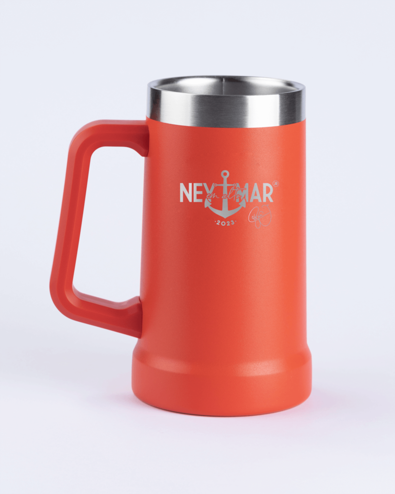 Caneca Térmica Stanley Flame Red - Neymar Jr. | 709ML (edição limitada